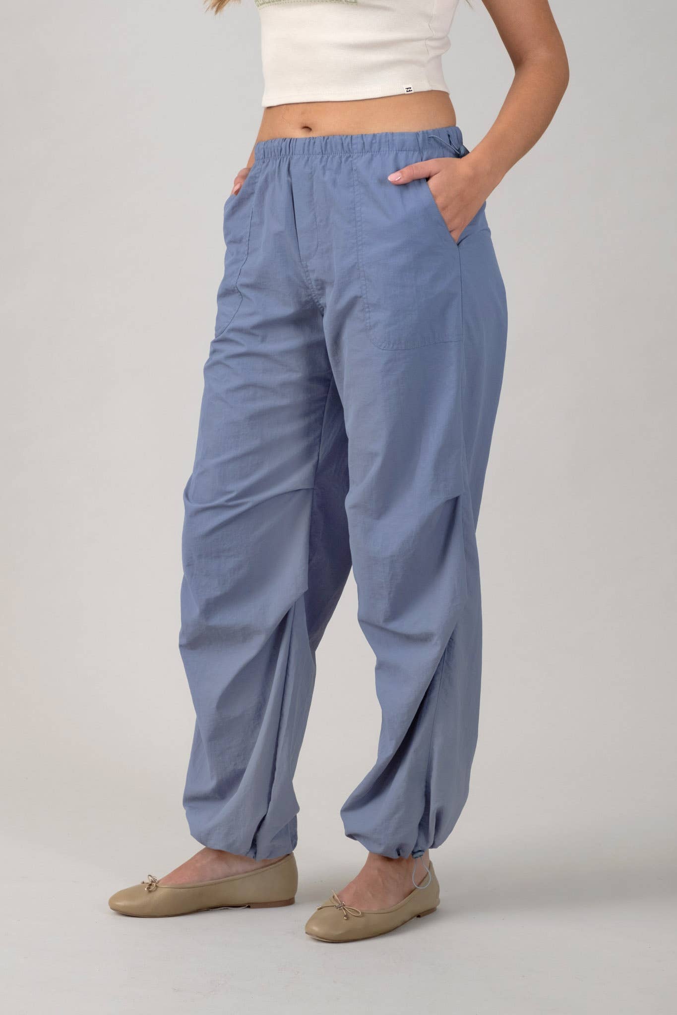 The Workshop Studio - Wholesale Pants - Women's - DRAWSTRING PARACHUTE PANTS17
