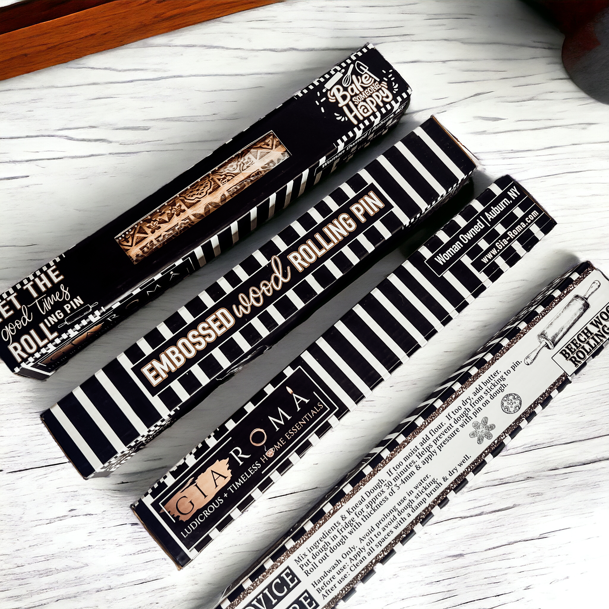 Gia Roma - Wholesale Rolling Pin - Spring Kitchen Gifts + Easter Baking, Rolling Pin for cookie15