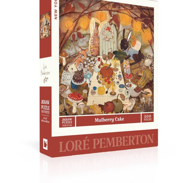 New York Puzzle Company - Wholesale Puzzle - Adult - Mulberry Cake - 500 Piece Jigsaw Puzzle