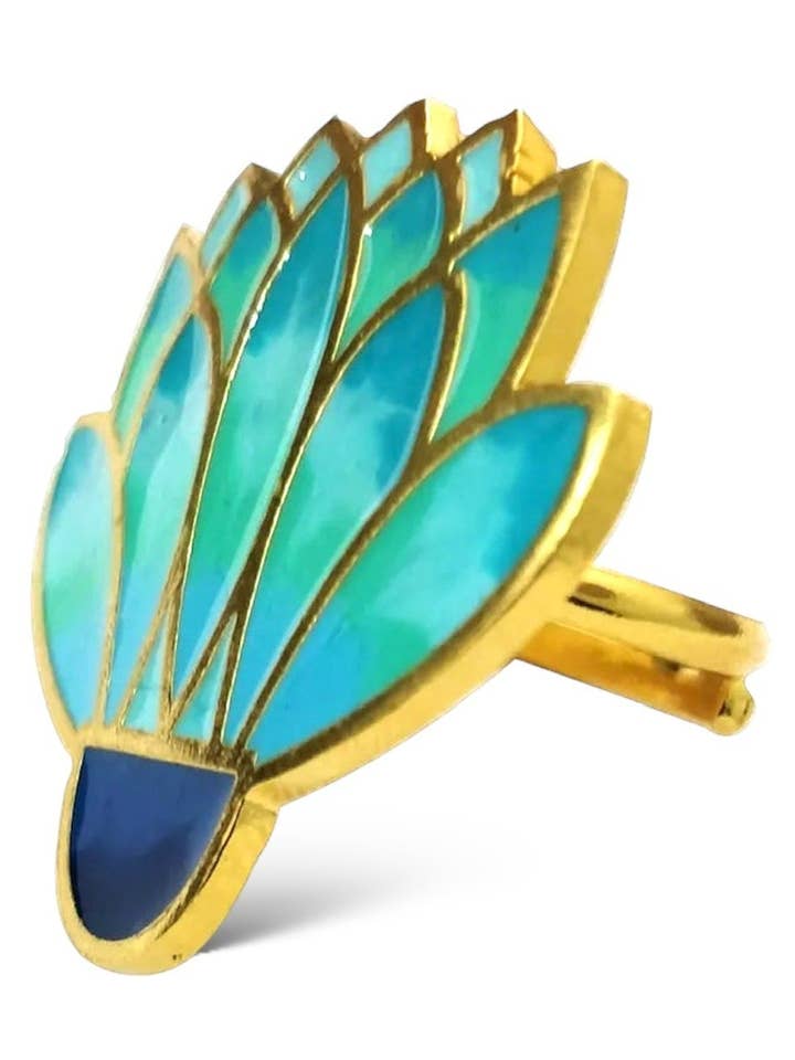 Bloom Lotus emaljering (justerbar) for engroshandel hos Designs By Uchita