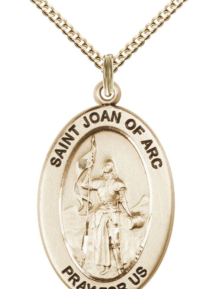 Saint Joan of Arc Pendant for wholesale by Tony’s Jewelry