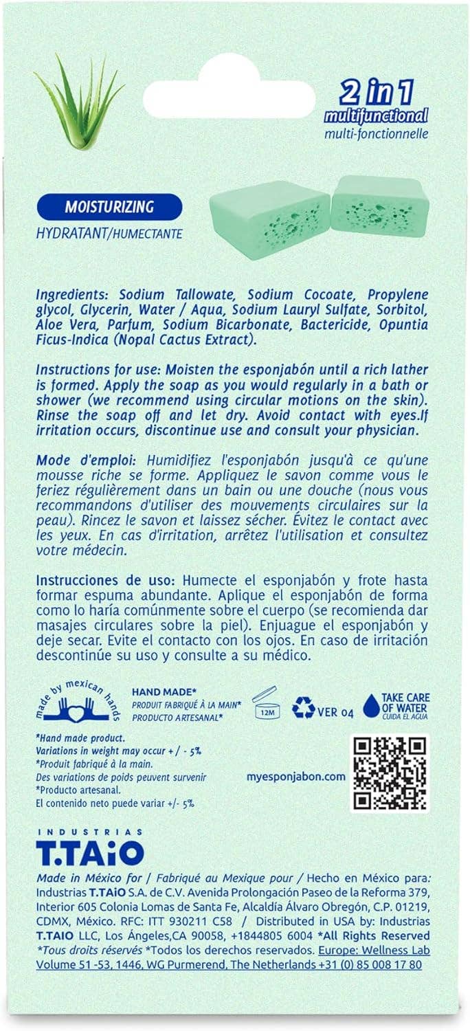 Innovarix - Wholesale Body Scrub/Exfoliant - Zeep Spons/Schrobber - Aloë Vera 120 g.4