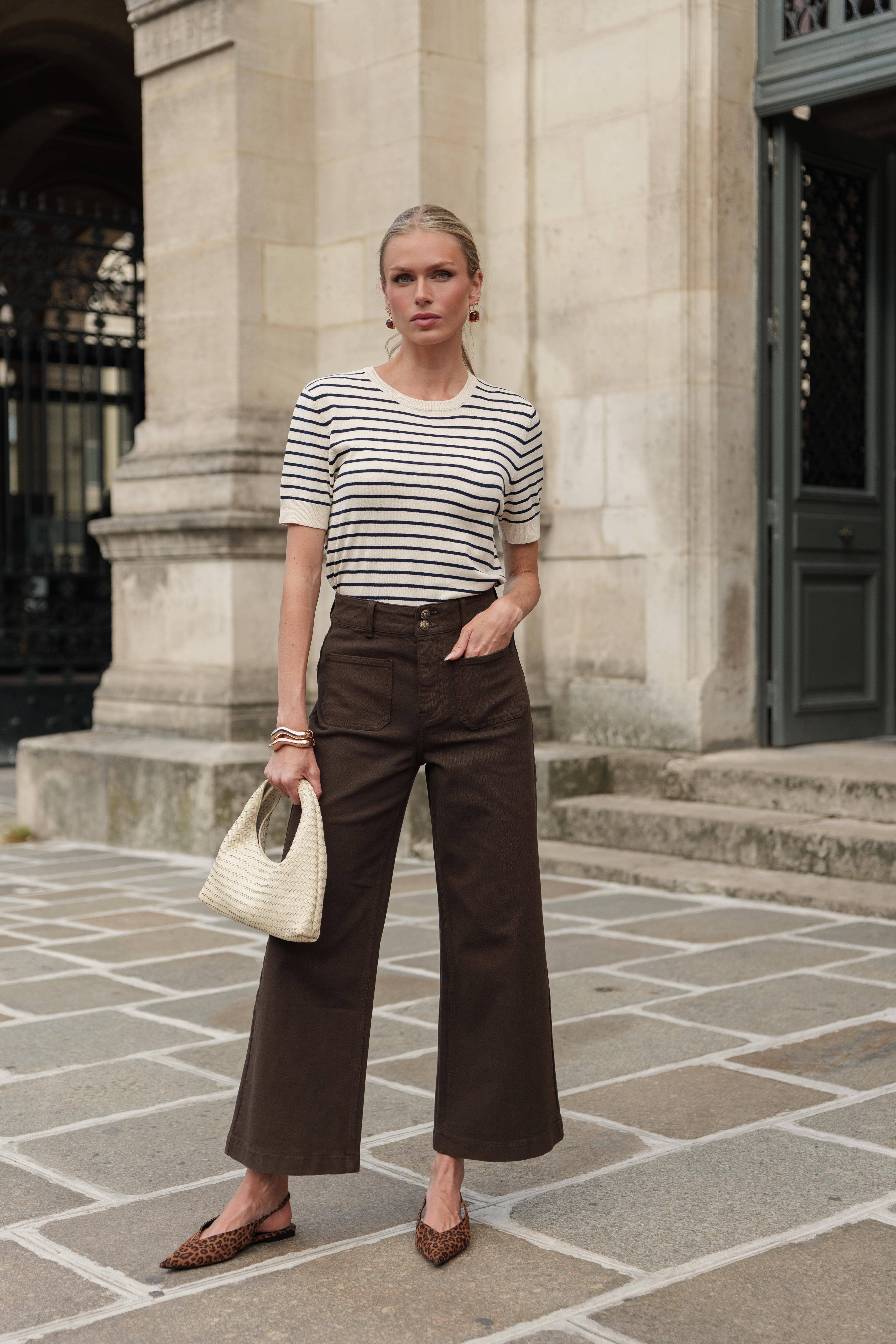 Oraije Paris - Vendita all'ingrosso Jeans - Donna - Jean Violette a campana15