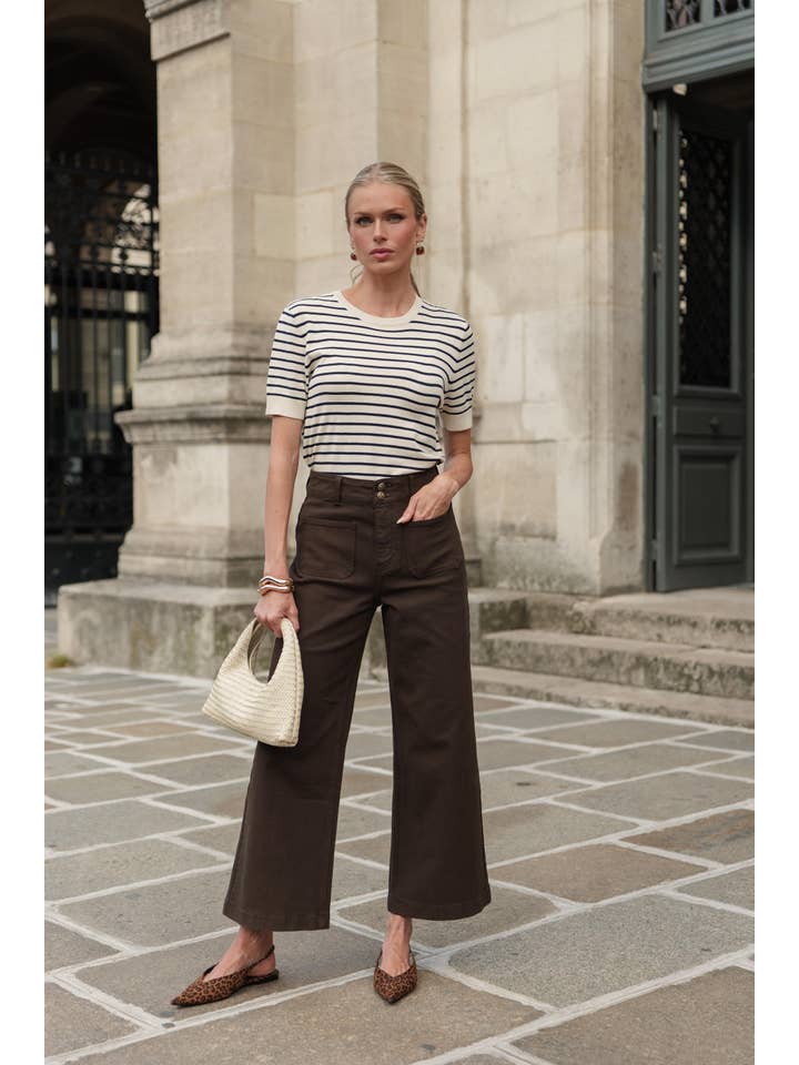 Oraije Paris - Vendita all'ingrosso Jeans - Donna - Jean Violette a campana15