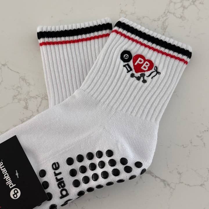 PB Collage Grip Socks for wholesale by Pilabarre
