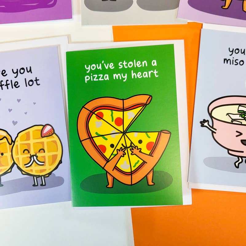 The Playful Indian – Engroshandel Kærlighedskort – En Pizza My Heart Card3