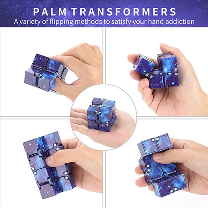 Toyarina – wholesale Fidget Toy - Barn – Magic Infinity Fidget Cube - Tillbaka till skolan - i bulk