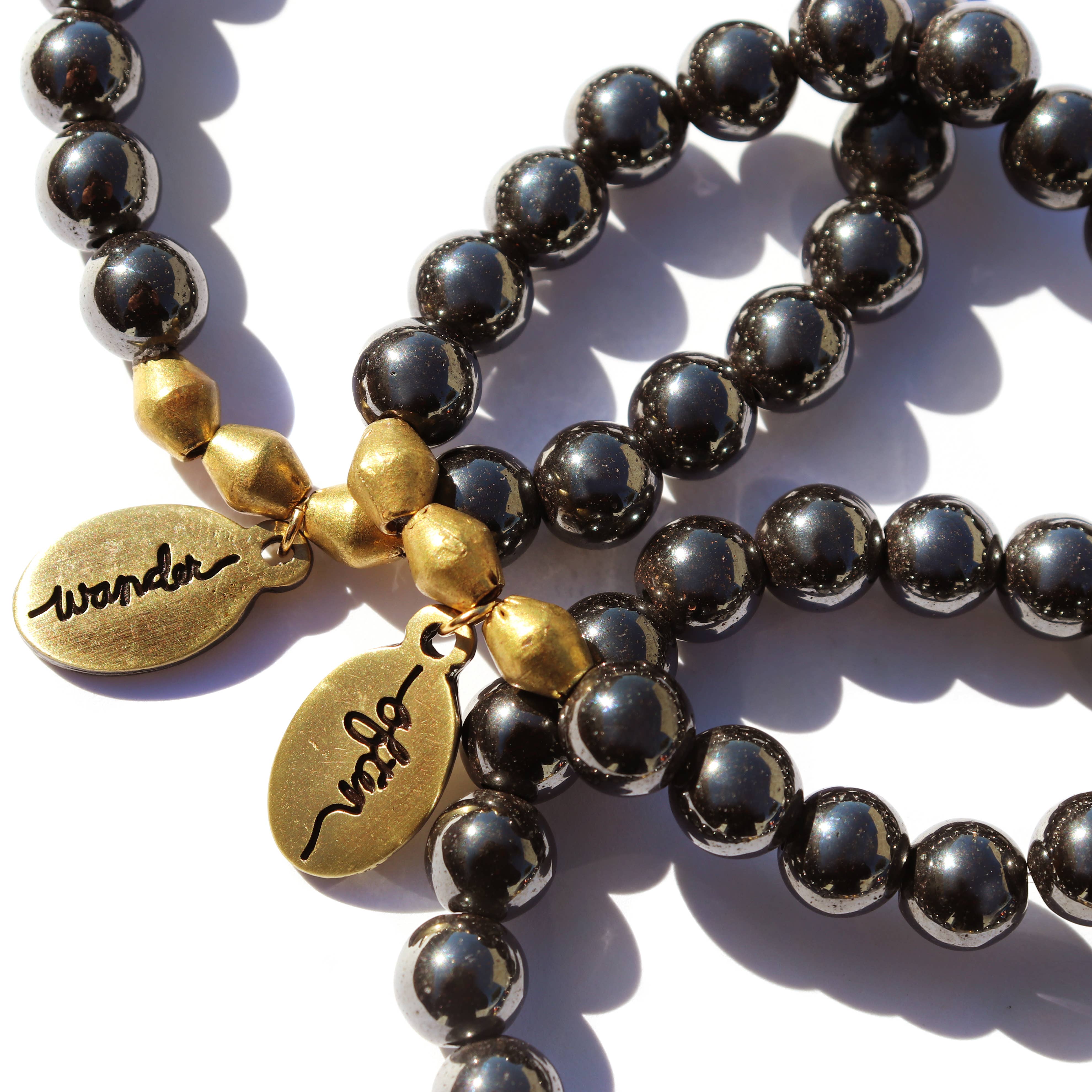 Often Wander - Wholesale Beaded Bracelet - Beaded Bracelet – Hematite2