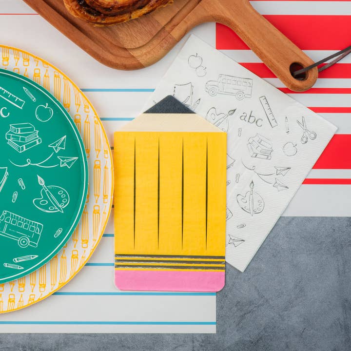 Gatherings by Curated Paperie – Großhandel Einweg-Serviette – SCH23-GT1- Nr.2 Bleistift-Gästetuch1