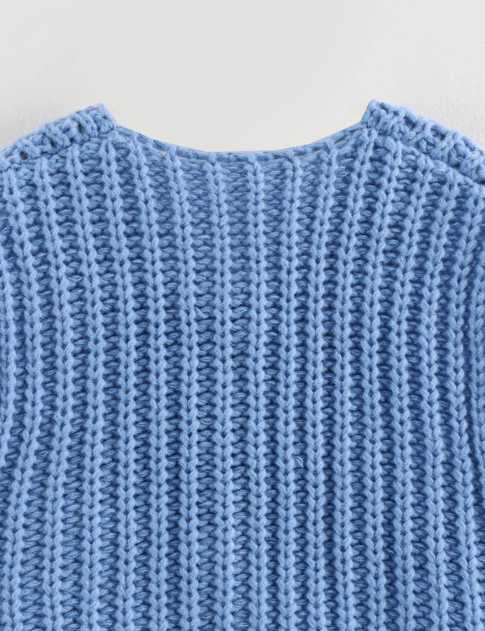 Sweetkama – Engroshandel Strikvest/slipover – Kvinder – Sweetkama damevest med rund hals i ensfarvet strækstof, kort model15