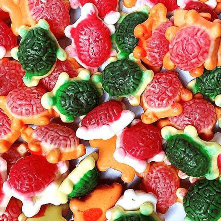 Vidal Candy Jelly Filled Turtles 1KG Bag for wholesale by Clickin It Candy
