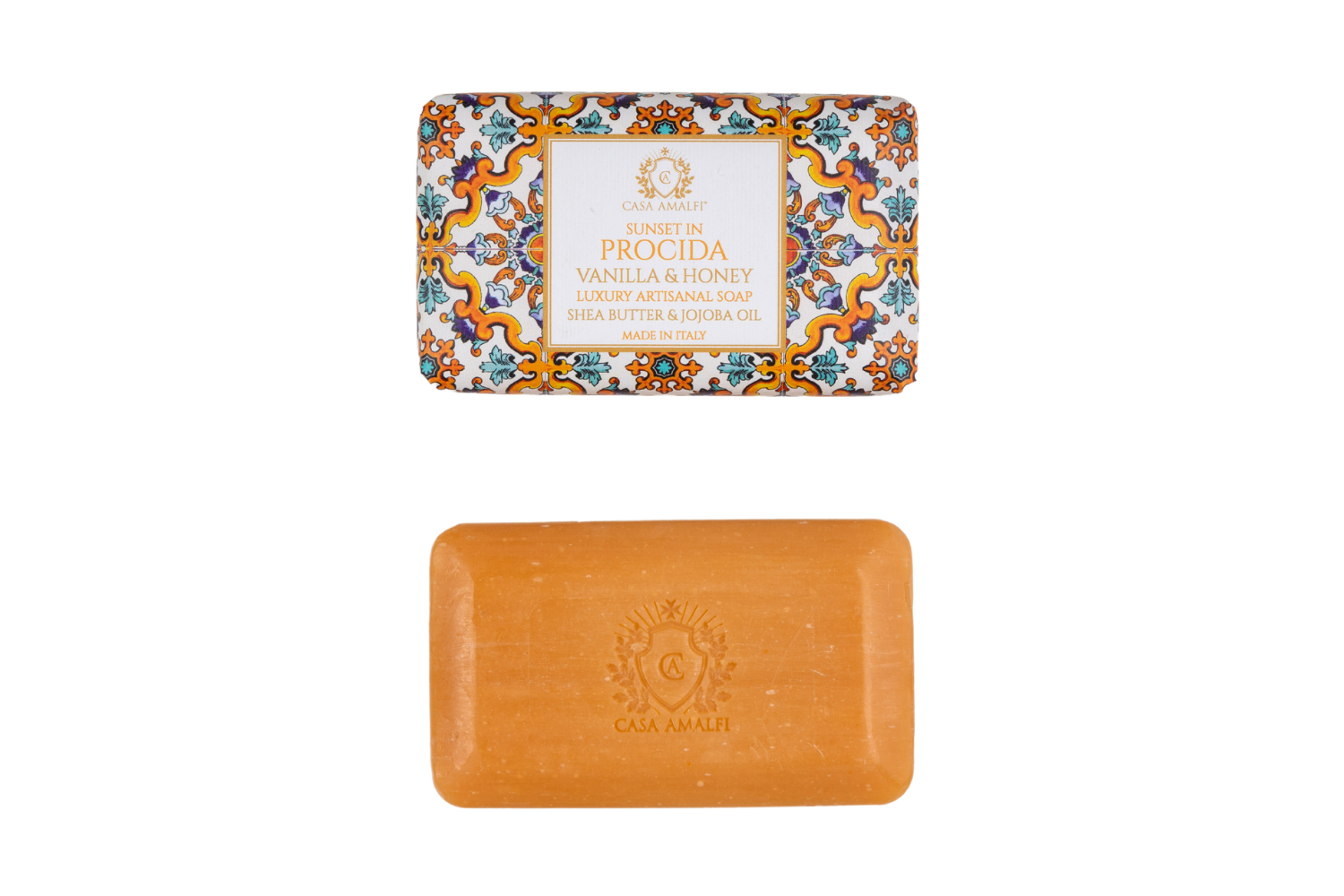 Casa Amalfi - Vente Pains de savon - Savon artisanal Vanille & Miel Sunset In Procida1