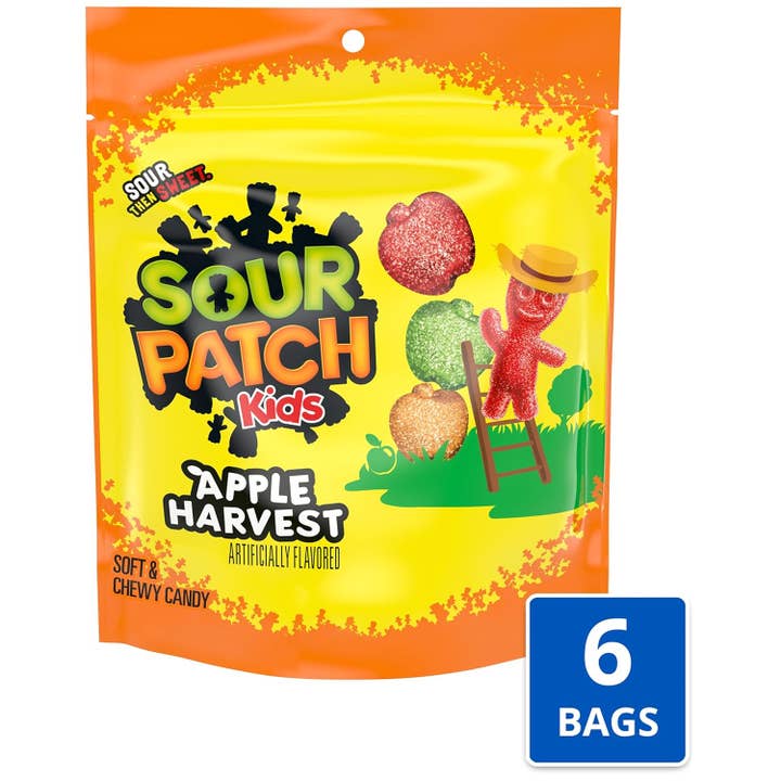 Sour Patch Kids Apfel Herbsternte-Mix Gummis 10 oz 6 Stk. für den Großhandel von Long Island Candy Factory