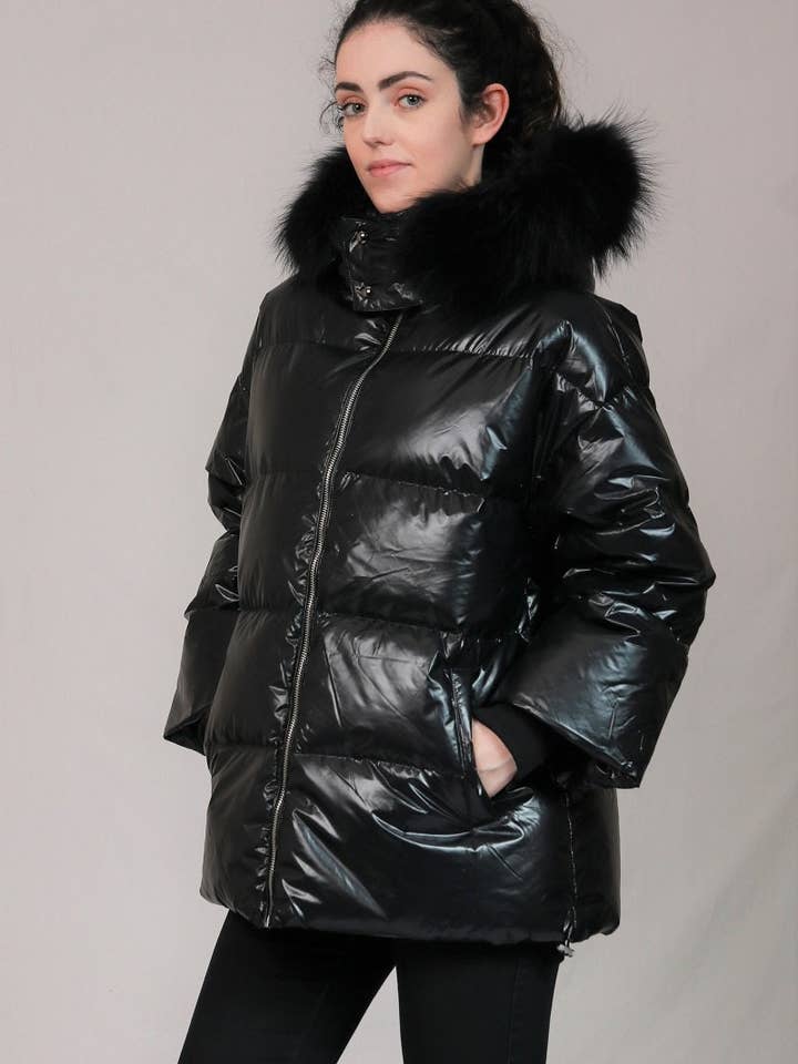ALS Australia - Wholesale Puffer jacket – Women’s - Down Jacket with Raccoon Fur Collar Hood4