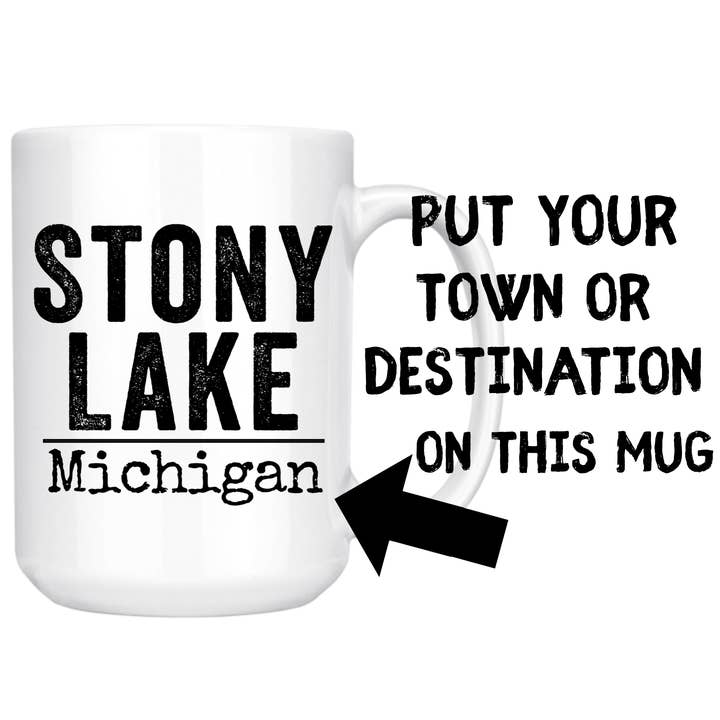 dkhandmade - Wholesale Coffee Mug - YOUR DESTINATION PERSONALIZED 15oz MUG
