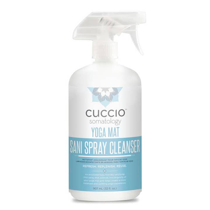 DETERGENTE SPRAY YOGA MAT SANI - 32 once. per la vendita all'ingrosso da parte di CUCCIO SOMATOLOGY