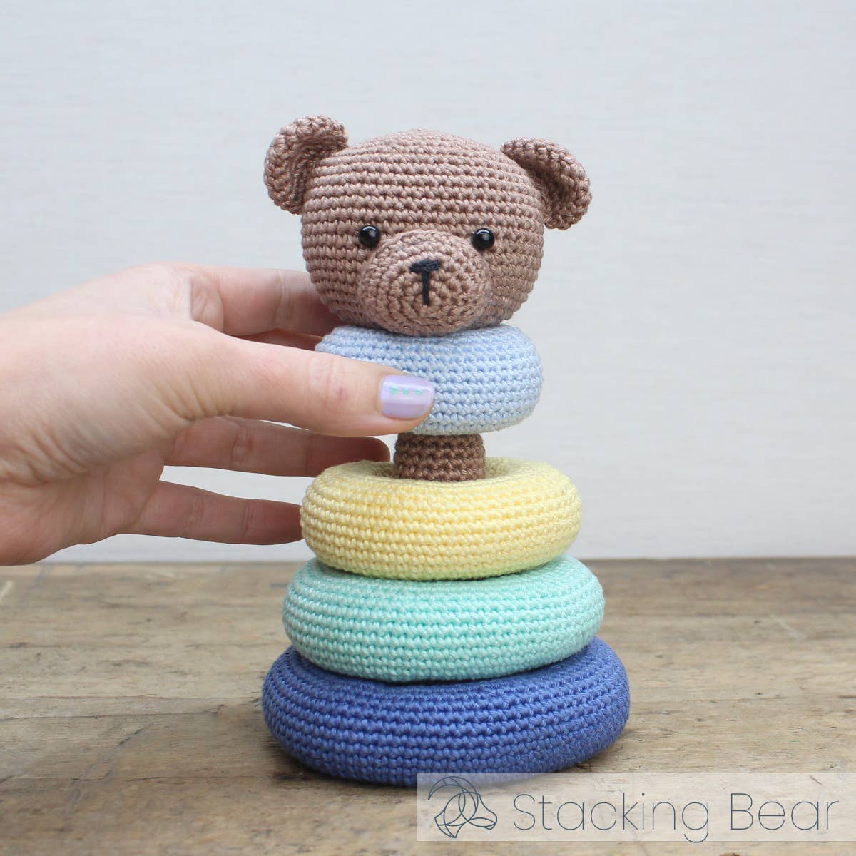Hardicraft - Wholesale Knitting/Crochet Supplies - DIY Crochet Kit - Stacking Bear2