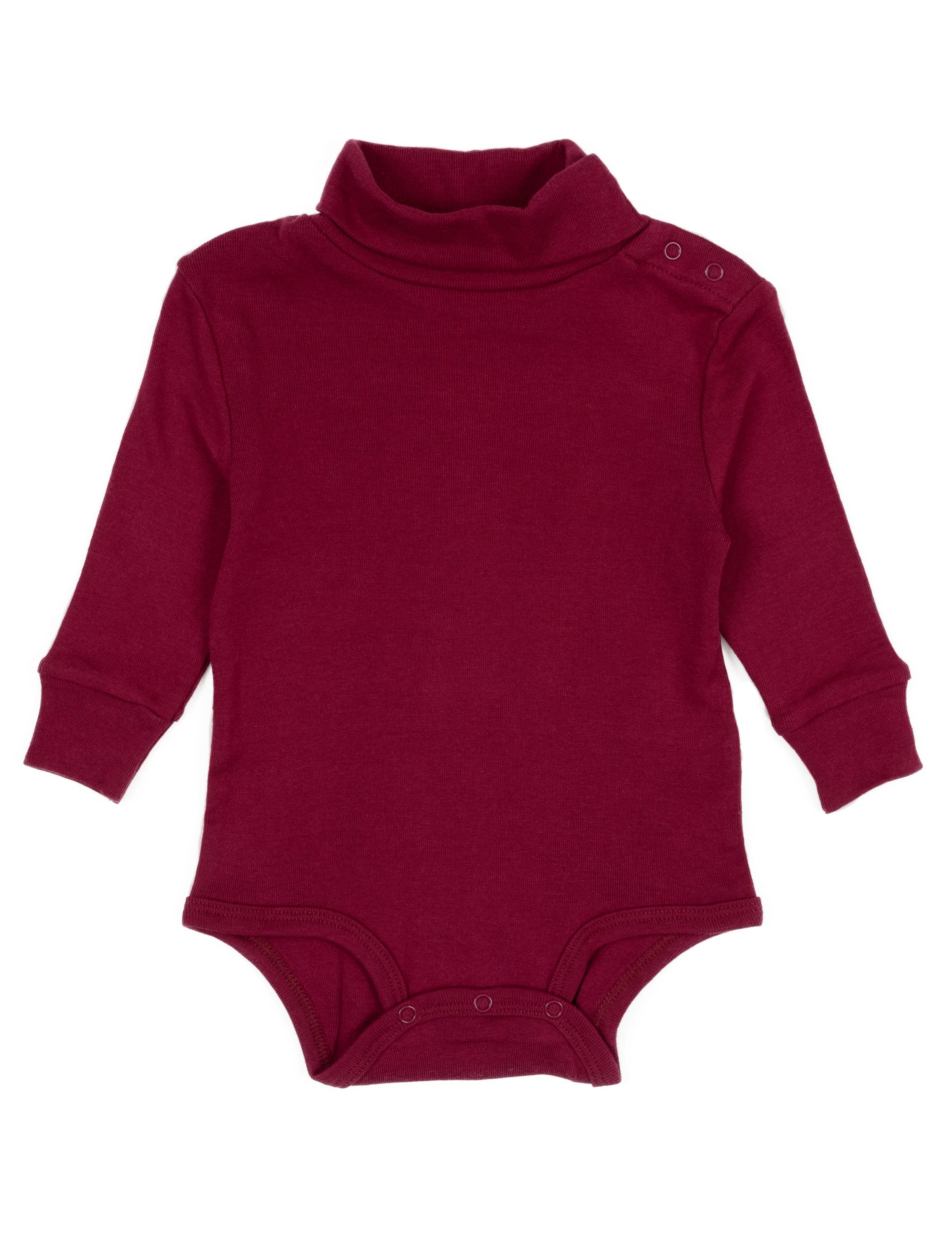 Leveret Pajamas – wholesale Bodysuit (non-footed) – Baby – Kids Baby Turtleneck Bodysuit Cotton18