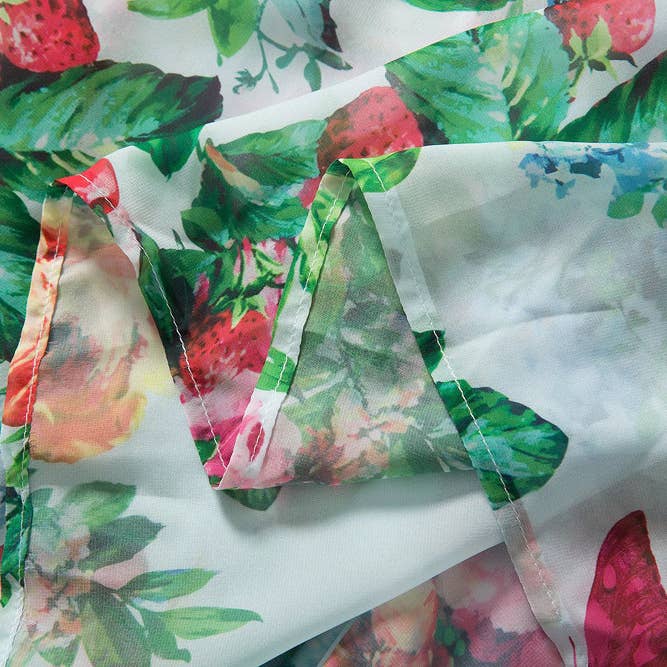 green Resort rose mesh tulle flare dress for wholesale on Faire8