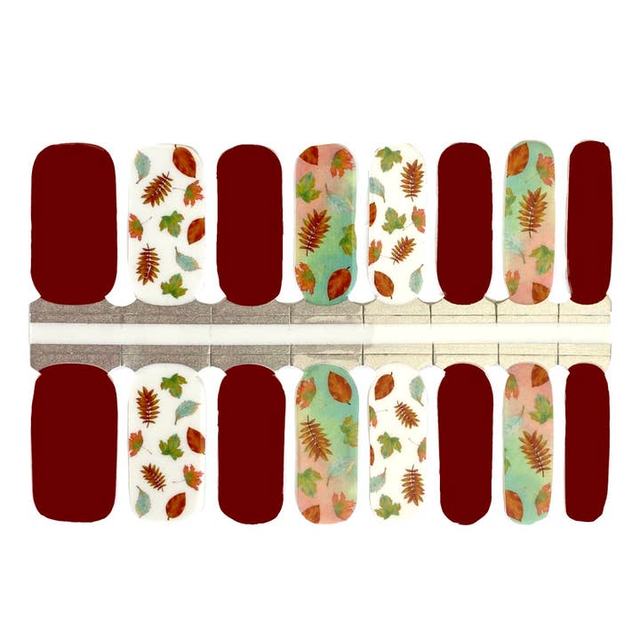 Changing Leaves | Nail Wraps for wholesale by Nails Mailed