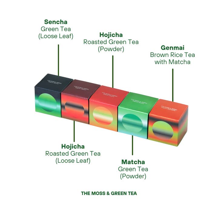 THE MOSS & GREEN TEA COMPANY - Wholesale Health/Detox Tea - Organic Premium Japanese Hojicha - Roasted Green Tea Powder8