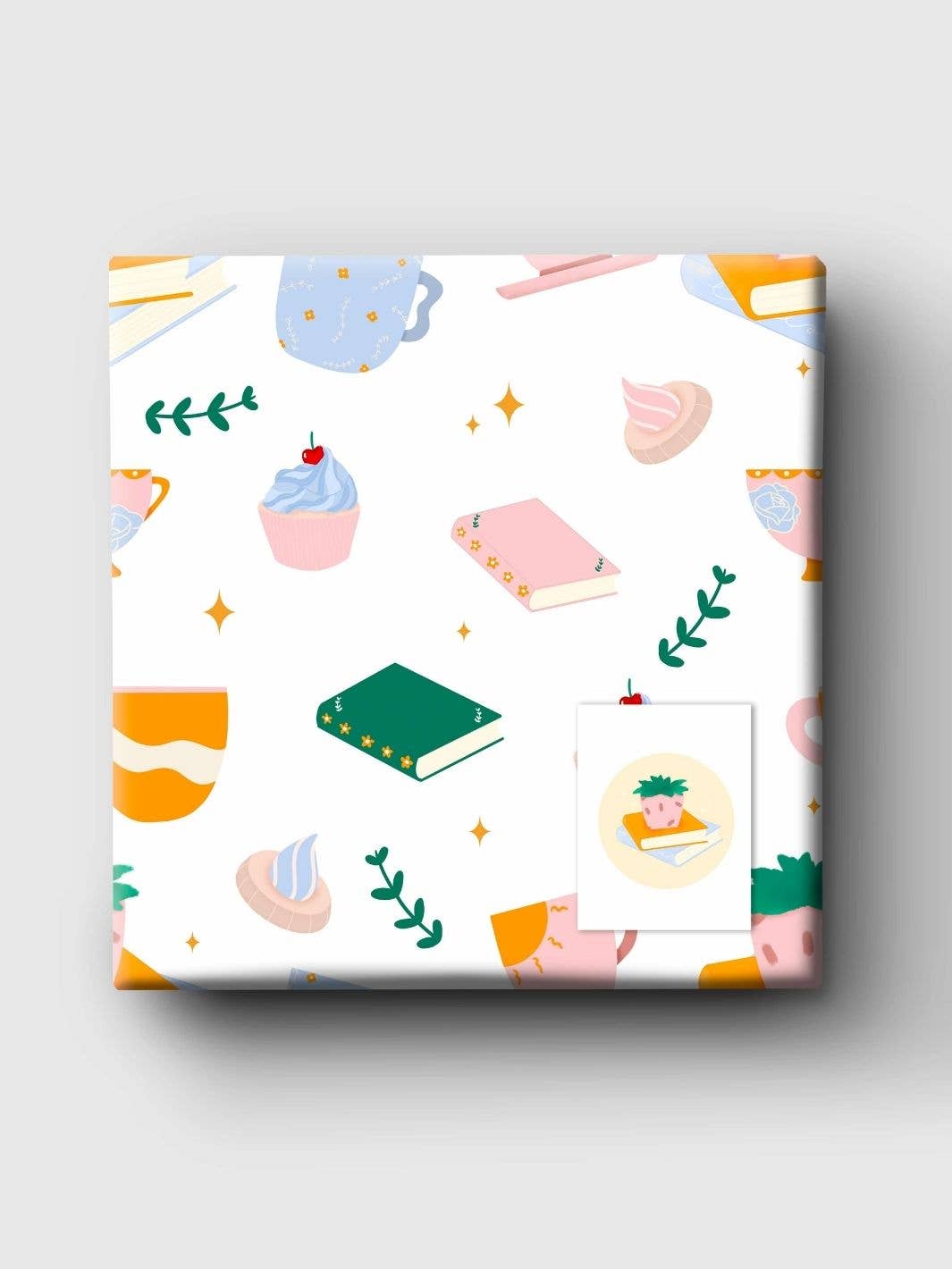 Curlicue – wholesale Flat wrap – Reader's Delight wrapping paper - sustainable & eco-friendly2