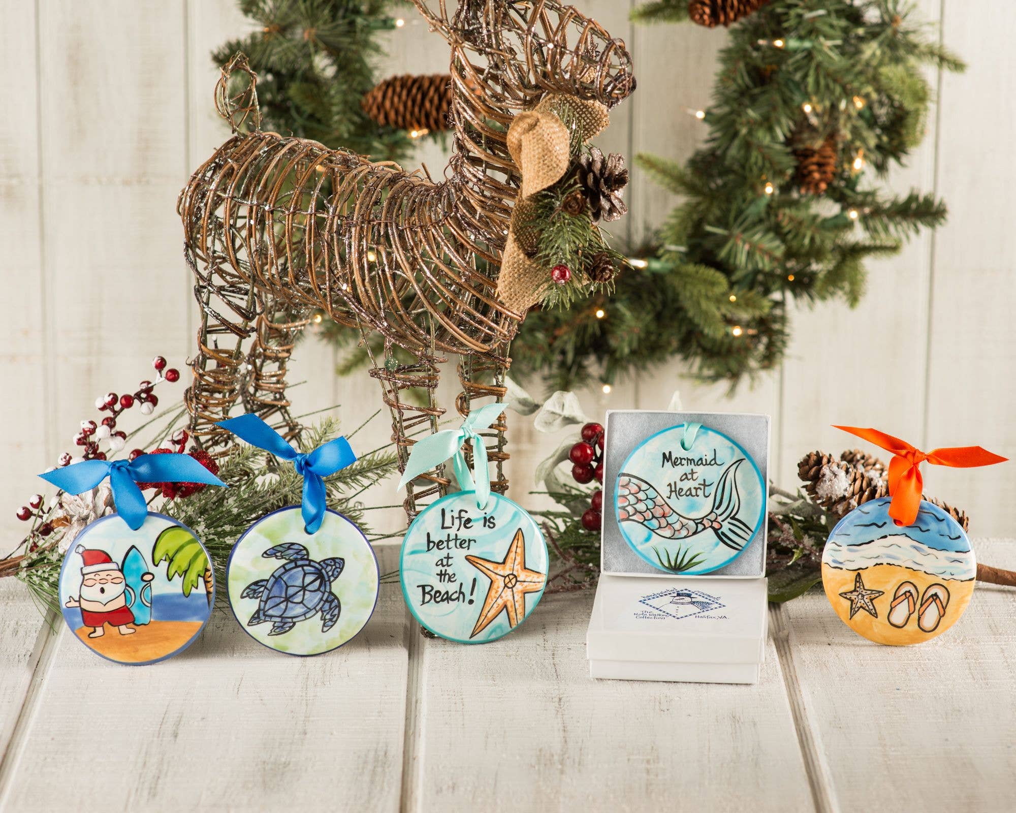 Nola Watkins Ornaments - Wholesale Ornament - Ornaments | Christmas Ornaments | Handpainted | Elfed Up8