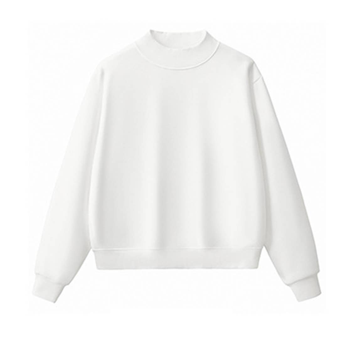 Sodalemon - Wholesale Sweatshirt - Women's - Unisex Cozy Fleece Half-High Neck Sweatshirt4