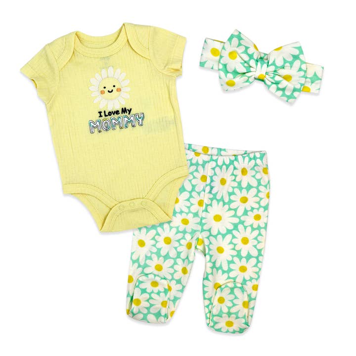 Conjunto de 3 Peças para Meninas - Sunshine por atacado de Rose Textiles