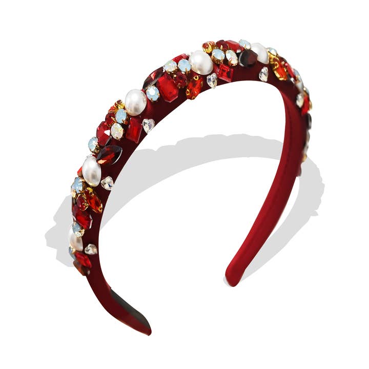 HAIRBAND WITH CRYSTALS - PP24120A286 and other Purchase Wholesale articoli natalizi. Free Returns & Net 60 Terms on Faire trending on Faire.