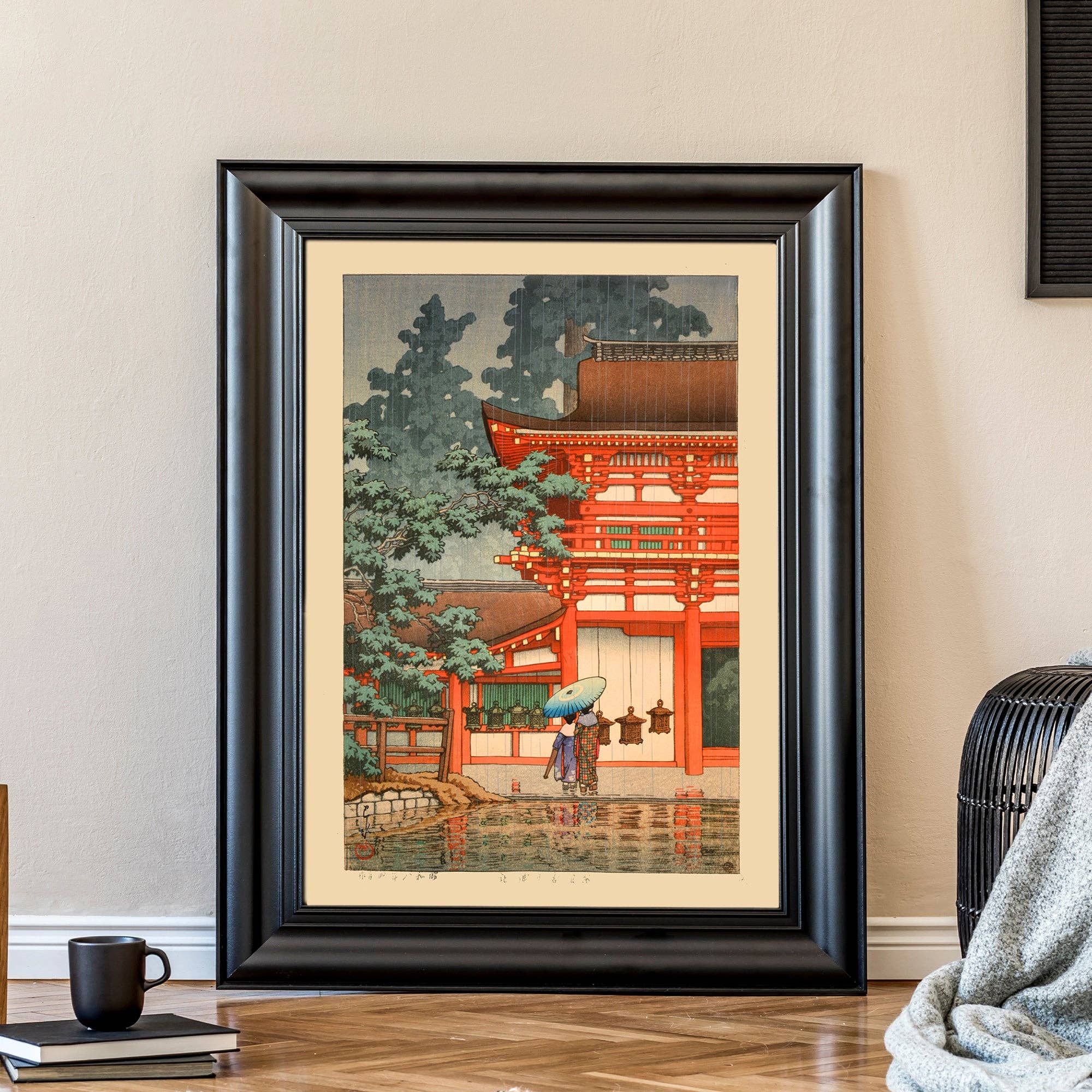 Ink & Drop - Vendita all'ingrosso Stampa artistica - Stampa del Santuario Kasuga a Nara di Hasui Kawase6