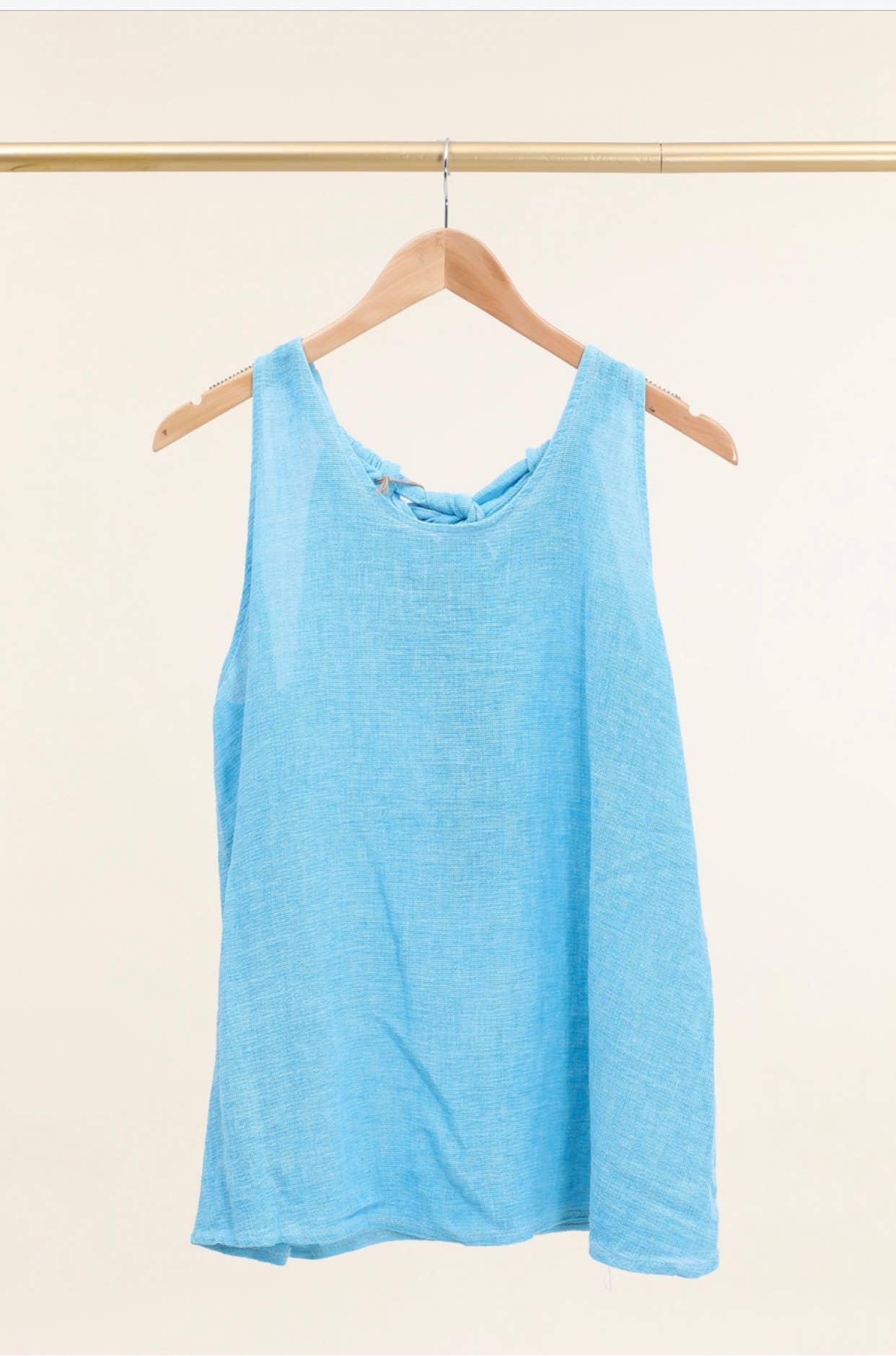 LÉA & LUC - Vente Débardeur – femme - Débardeur en 50% coton et 50% Lin REF. 91687