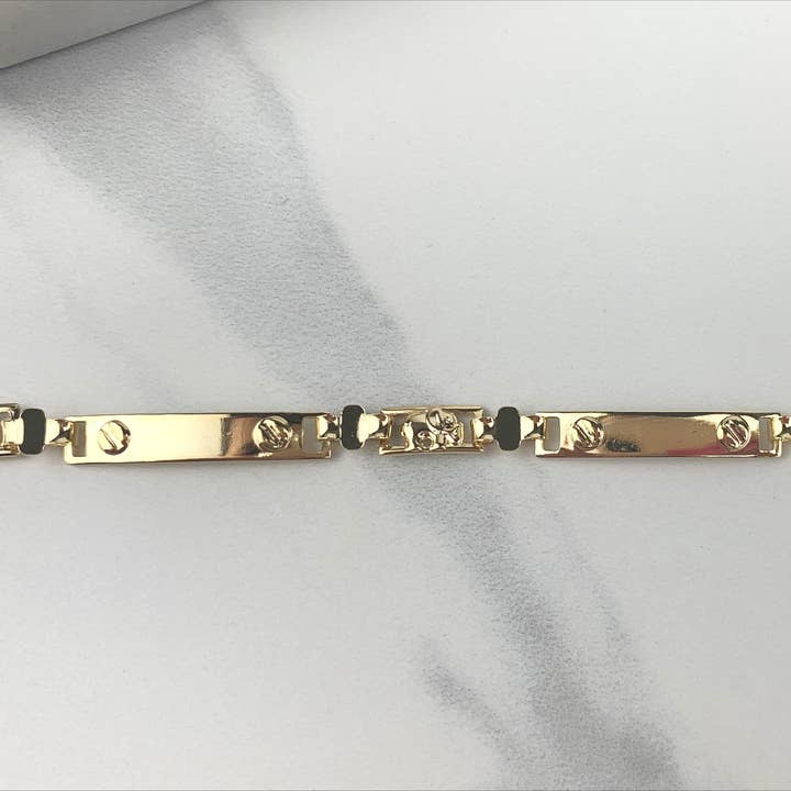 DIJU Jewelry - Wholesale - 18k Goud Gevuld ID Slaaf Olifanten Schakel Groothandel Sieraden Benodigdheden