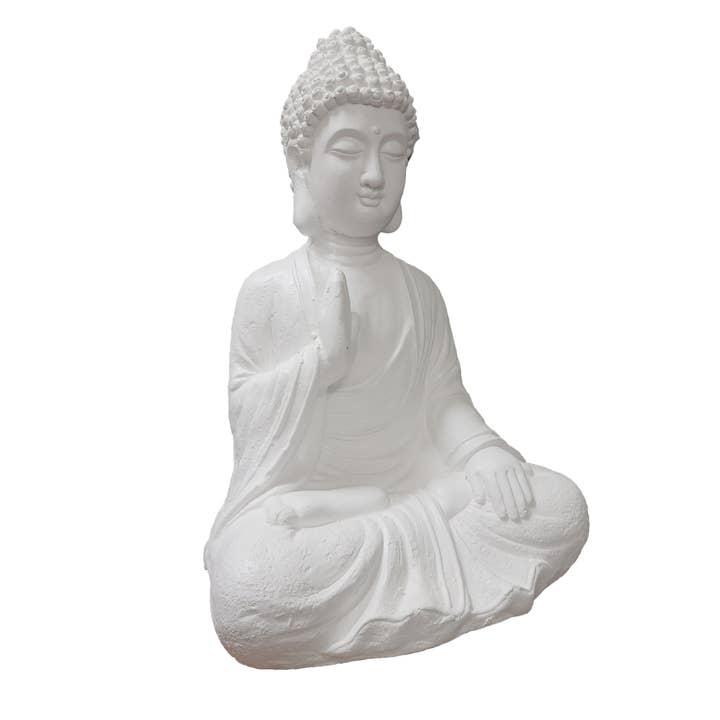 Galt International Company - Wholesale Sculpture - Meditating Buddha Garden Statue 16"H