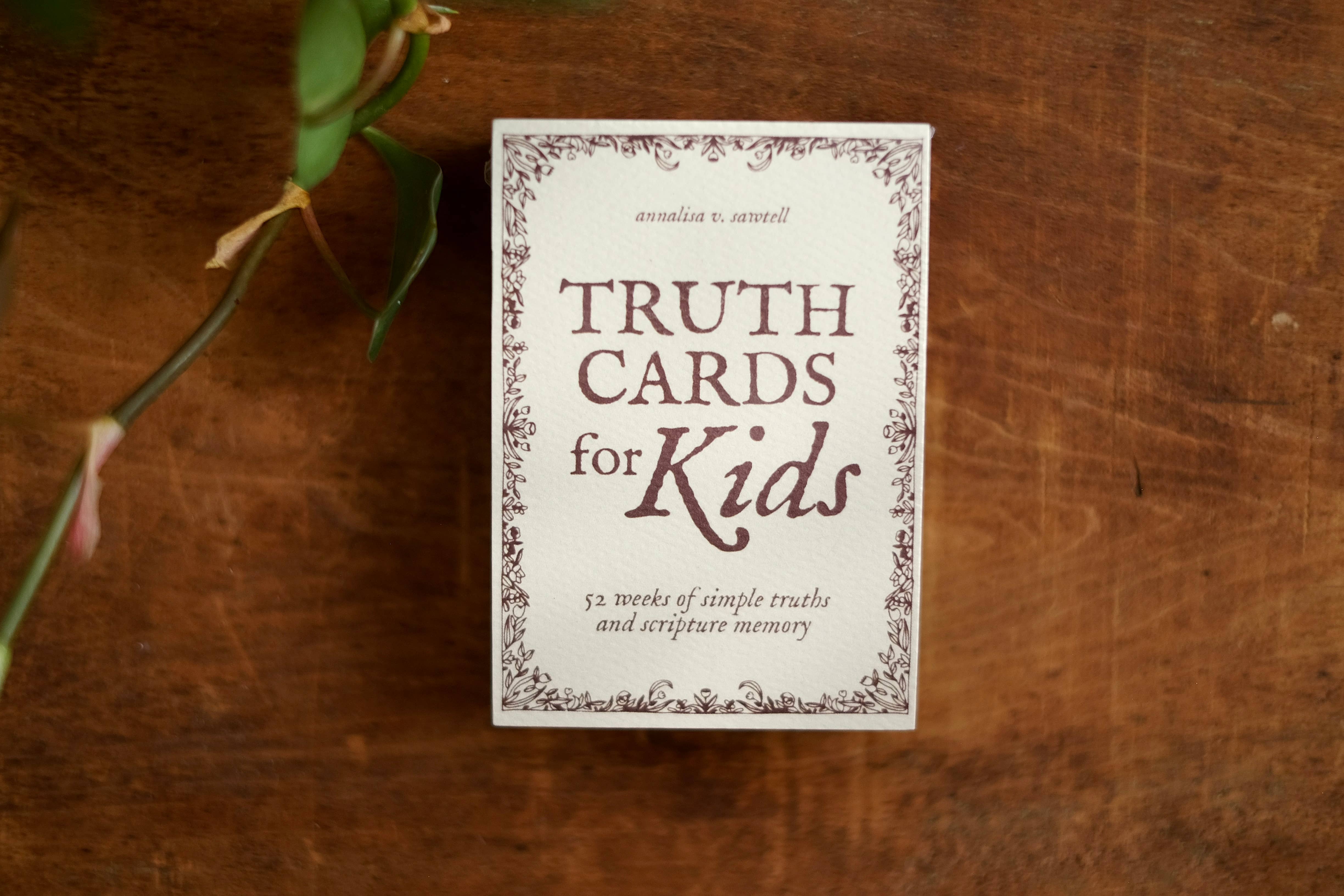 annalisa v. sawtell - Wholesale Learning Cards - Kids & Baby - Truth Cards for Kids (Set of 52) | Christian Resource