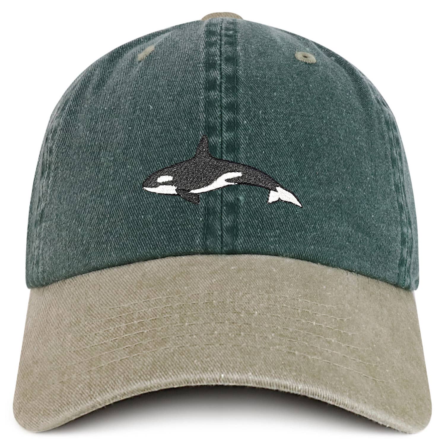 Trendy Apparel Shop - Vendita all'ingrosso Cappellino da baseball - Unisex - Cappello in Cotone 100% Tinto in Pigmento Ricamato con Orca Assassina7