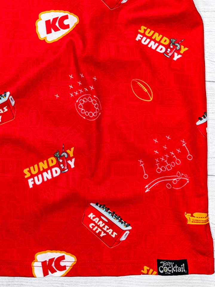 Team Cocktail - Wholesale Polo - Men's - Kansas City Tailgaters 'Sunday Funday' Mens Polo5