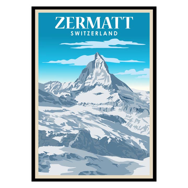 Zermatt Poster for wholesale by Places of Art