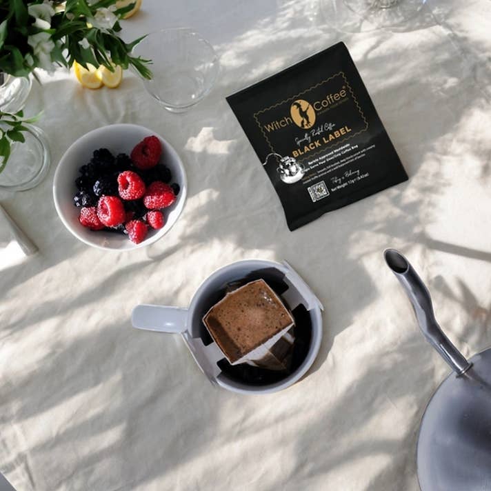 WITCH COFFEE (Montre Australia Pty Ltd) - Wholesale Ground coffee - Witch Coffee - Black Label Single-Serve Drip Coffee Bags1