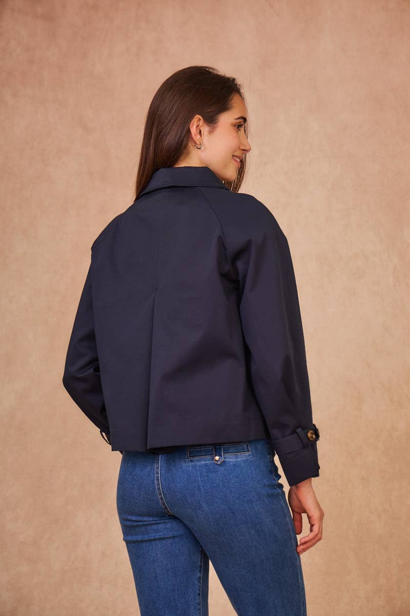 Calie Paris – Großhandel Jacke – Damen – VIOLETTE Trench – Moderne Eleganz in Baumwolle9