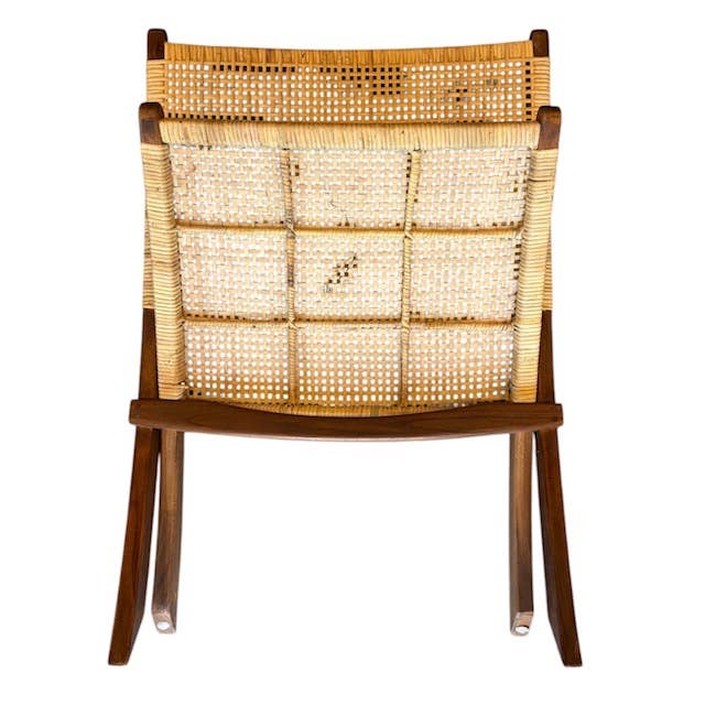 Asia West - Wholesale Folding Chair - Folding Chair-Rattan & Teak Wood 3
