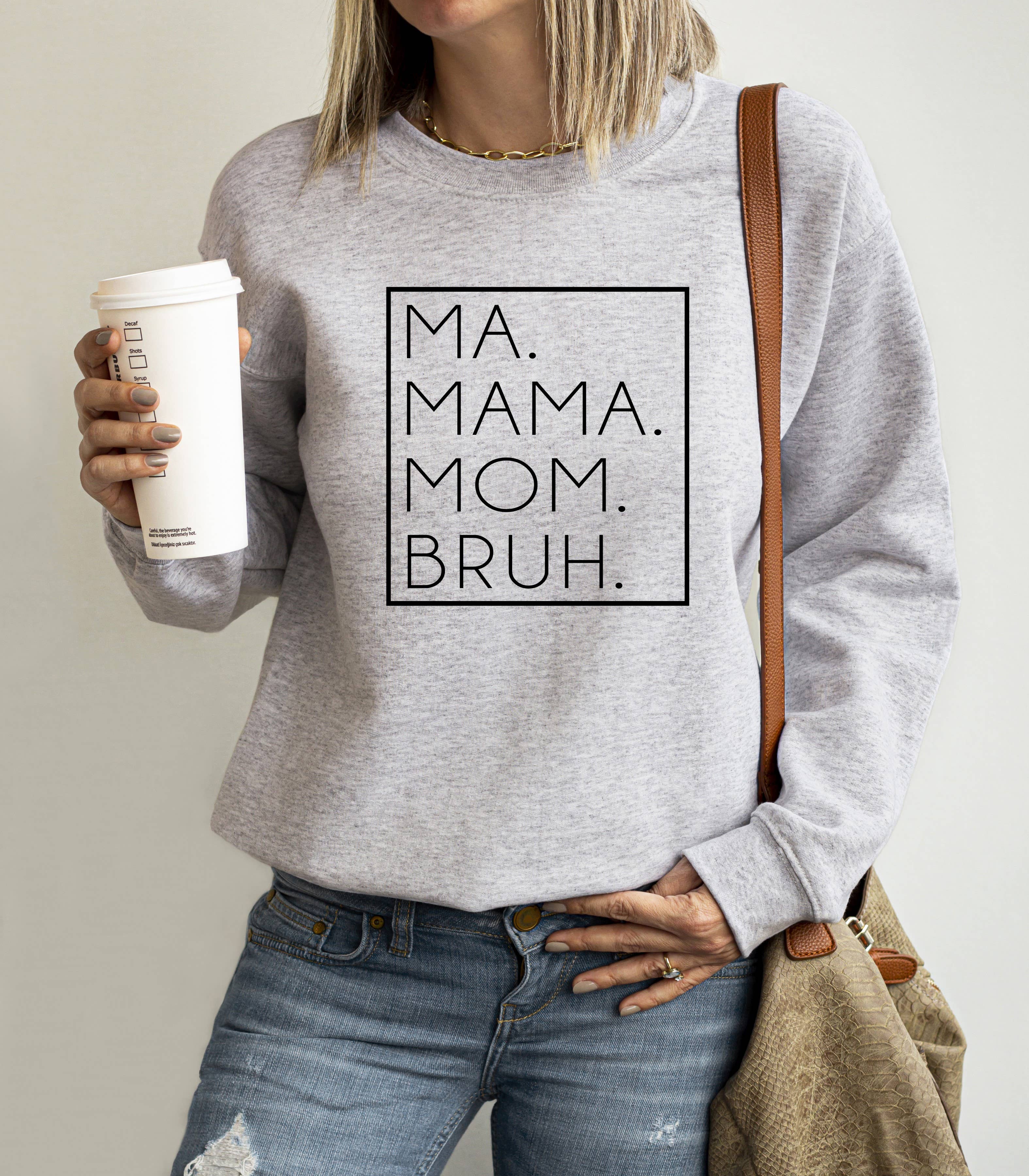 Oakbury Designs - Vendita all'ingrosso Felpa stampata - Unisex - Mamma. Mamma. Mamma. SPAZZOLA.2