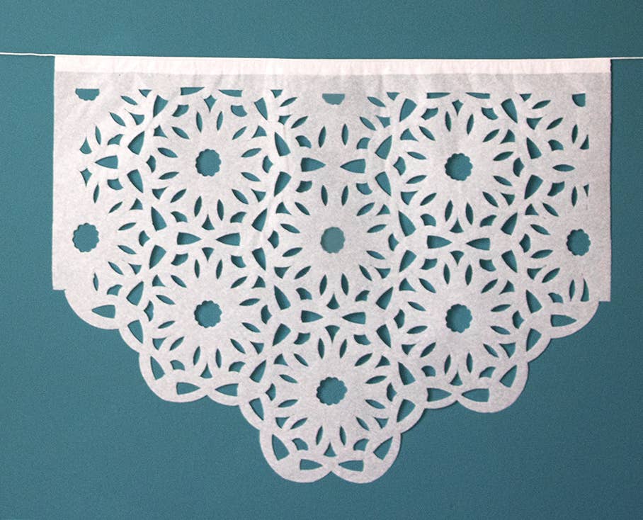 P.I.Project America - Wholesale Bunting/Garland - Papel Picado Mexican Garland - Camelia1