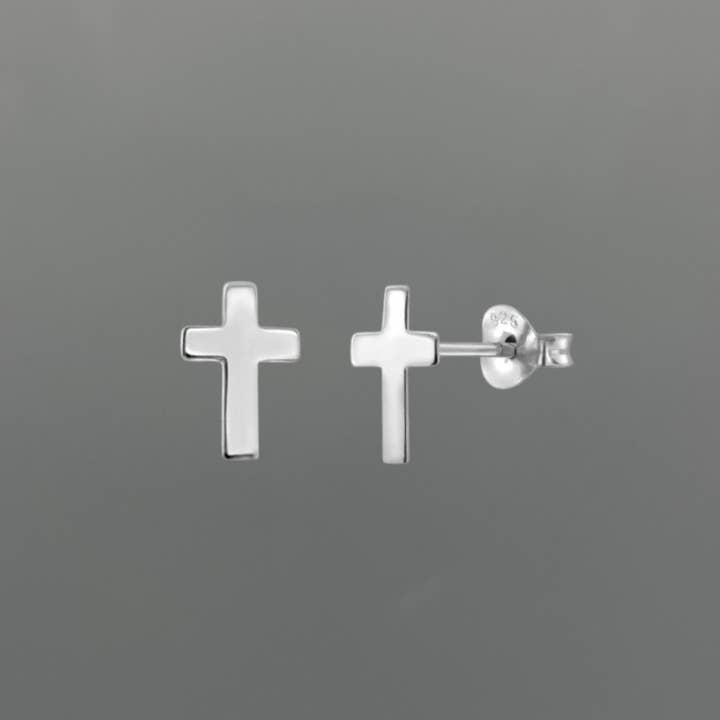 Borchie a croce classiche per la vendita all'ingrosso da parte di Something Silver