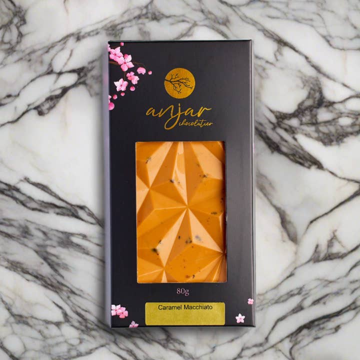 Anjar Chocolatier - Wholesale Chocolate Bar - Caramel Macchiato Chocolate Bar