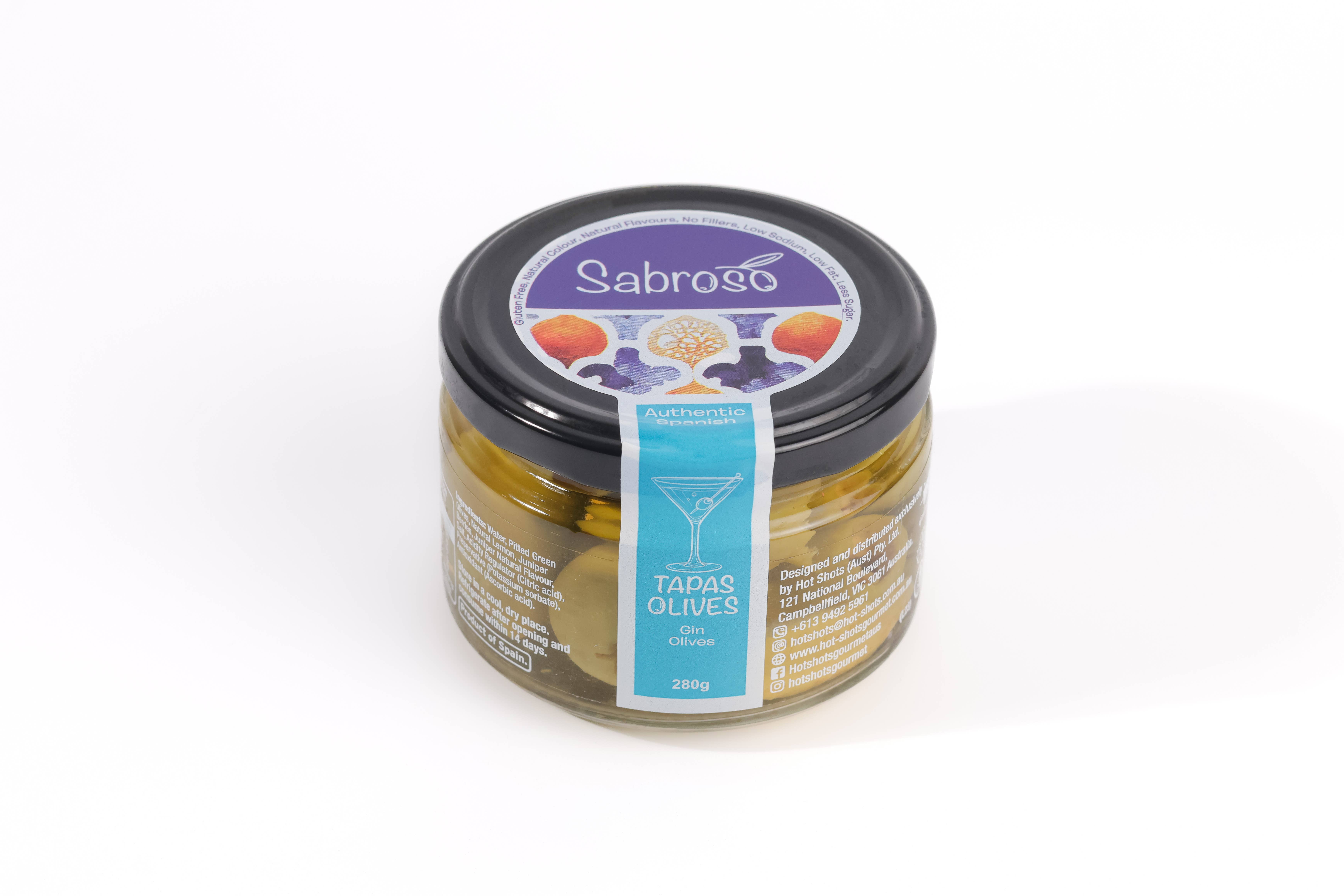 Grill Society - Wholesale Olives - Sabroso Gin Olives