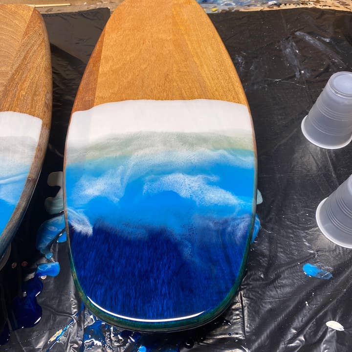 Mended Heart Glass - Wholesale Cutting Board - Ocean Serving Boards3