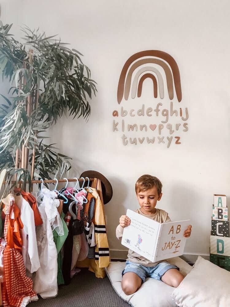 Timber Tinkers – Großhandel Wanddeko - Kind & Baby – Alphabet aus Naturholz – Wanddekoration für Kinderzimmer18