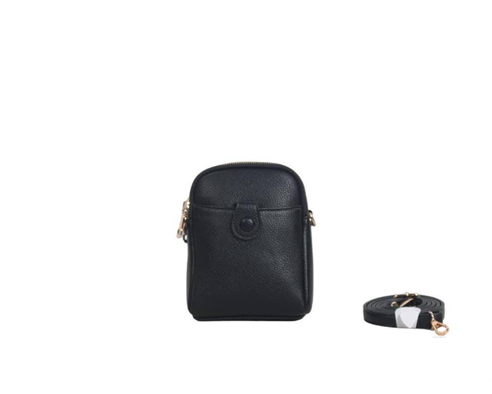 DARK BROWN SHOULDER BAG FOR MOBILE PHONE for wholesale on Faire2