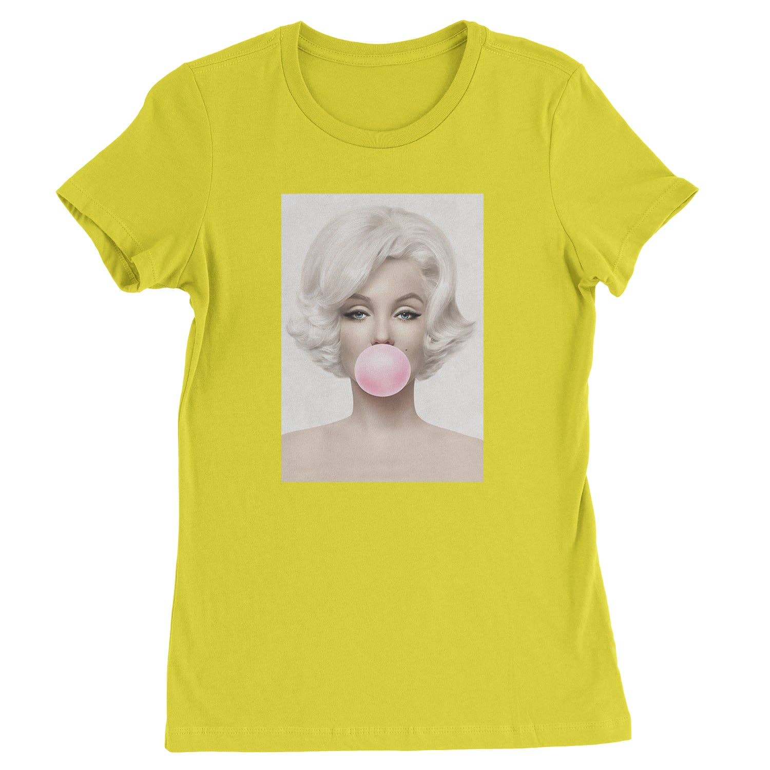 Expression Tees - Vente T-shirt sérigraphié – femme - T-shirt Marilyn Monroe Pink Bubble Gum pour femme9